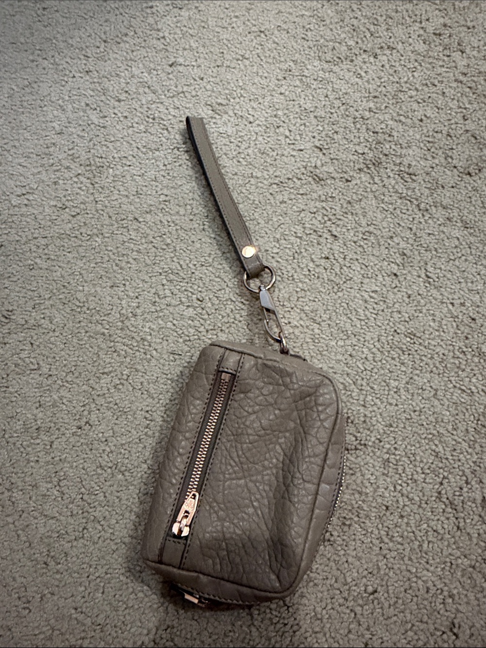 Alexander wan Leather Wristlet Key Pouch - Women Bags